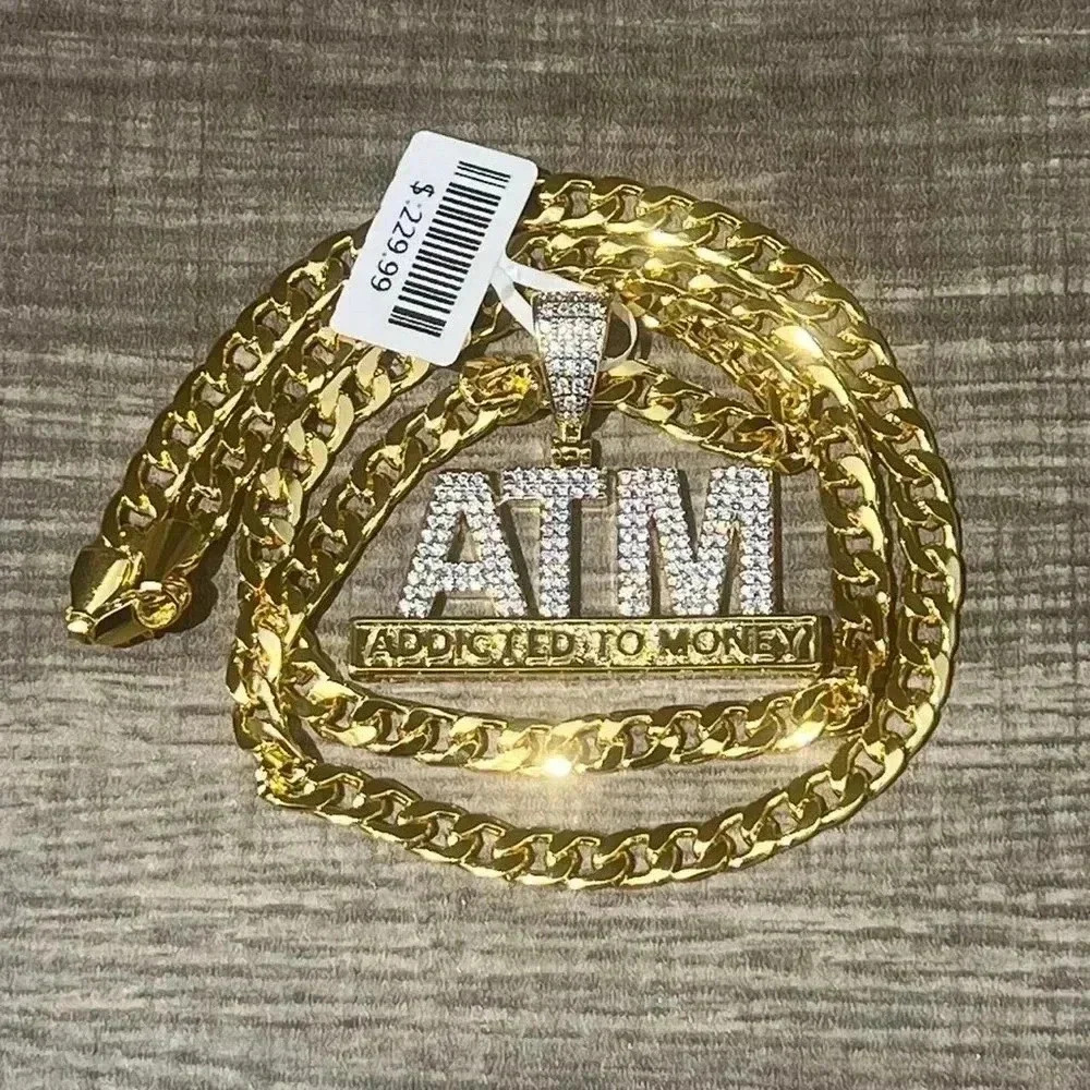 Cuban Necklaces with “A.T.M. (Addicted To Money)”